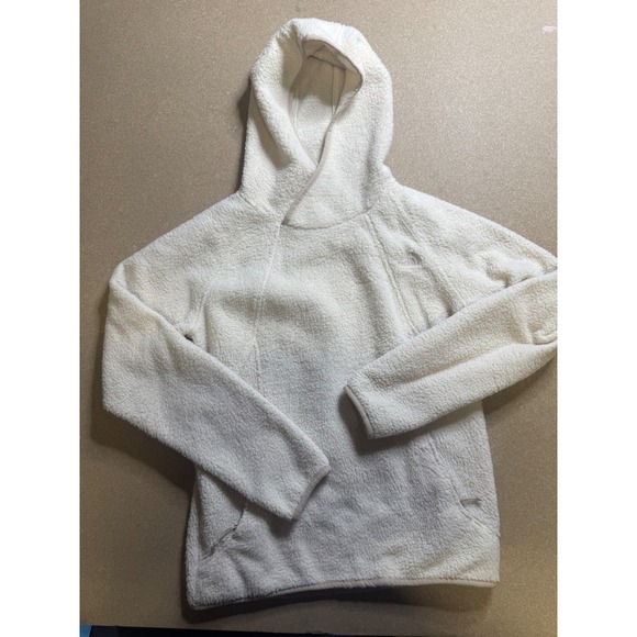 The North Face Osito Cream Fleece Hooded Pullover Cozy Comfy Womens Small S - Picture 2 of 8